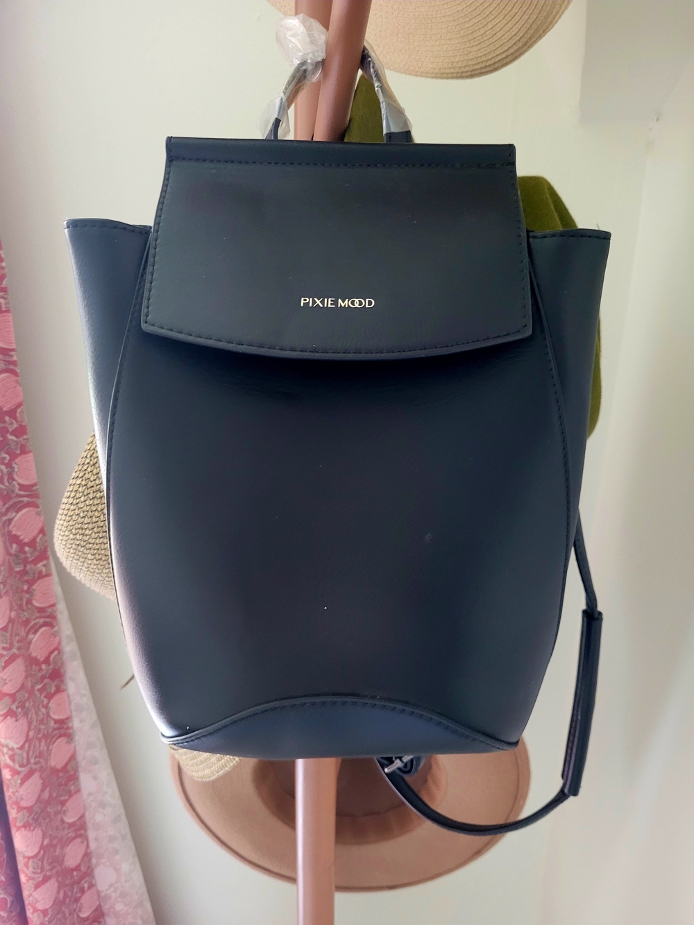 Pixie Mood Black Mini Backpack
